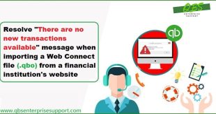 Fix Error No New Transactions When Importing Web Connect File - Featured Image