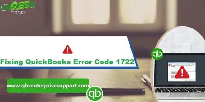 Resolve QuickBooks Installer Error Code 1722 (A System Error) - Featured Image
