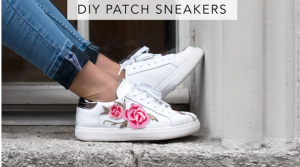diy patch sneakers