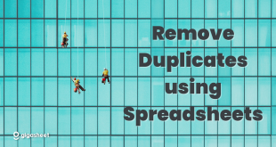 remove duplicates from csv files