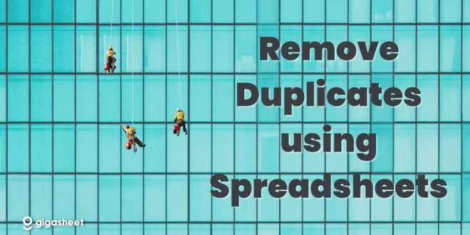 remove duplicates from csv files